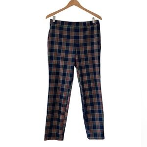 Talbots Factory 8 ankle pants plaid blue red green